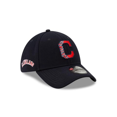 Cleveland Indians Gorra | New Era MLB 2021 Spring Training 39thirty Stretch Fit Cap Mexico - Azules